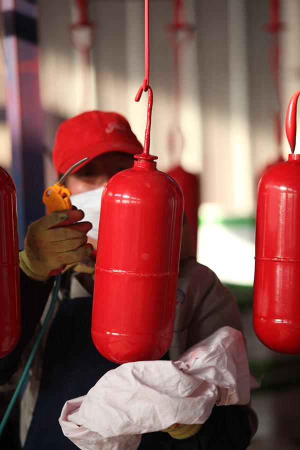 Fabryczna sprzedaż bezpośrednia 4kg gaśnica proszkowa z certyfikatem BSI EN3 7