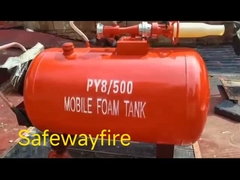 Mobilny zbiornik na pianę czerwony